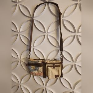 SELINA Vaughan Studios Crossbody May Seed bag/belt.  Snaps to fanny pack.